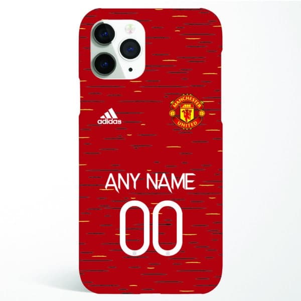 Manchester United Home Case Cover Customisable