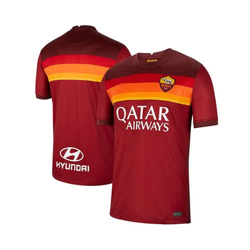 [Premium Quality] AS Roma Home Jersey 2020-21 Customisable