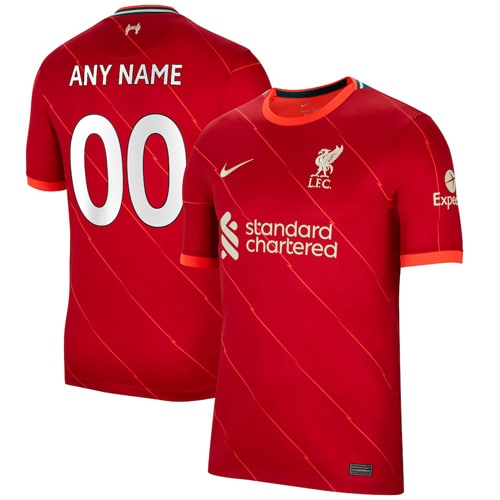 [Premium Quality] Liverpool Home Kit 2021-22 Customisable