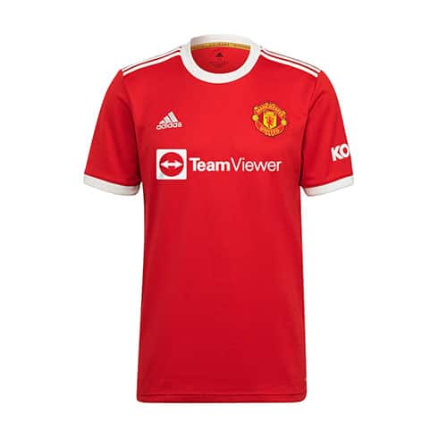 [Premium Quality] Manchester United Home Kit 2021-22 Customisable