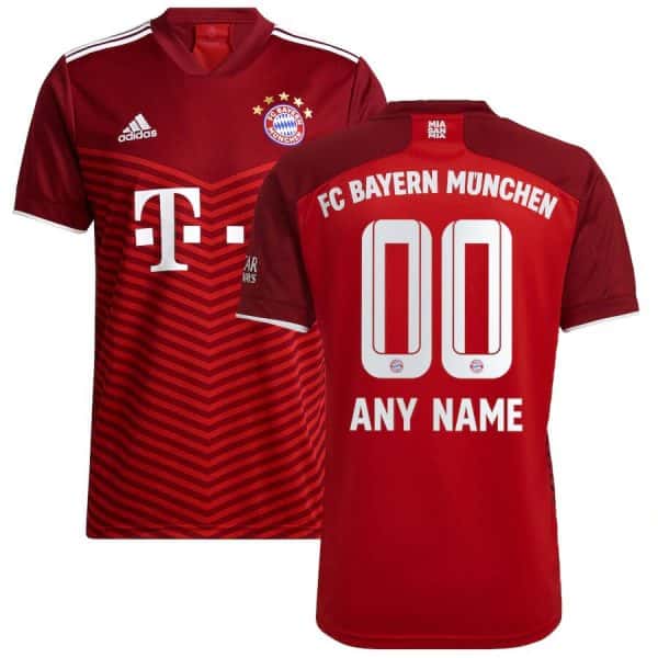 [Premium Quality] Bayern Munich Home Kit 2021-22 Customisable