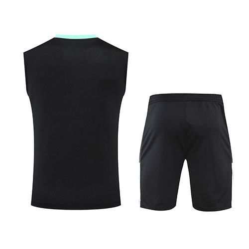 [Premium Quality] Arsenal Black Green Tank Top with Shorts 22-23