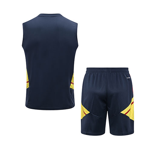 [Premium Quality] Arsenal Navy Blue Tank Top With Shorts 22-23