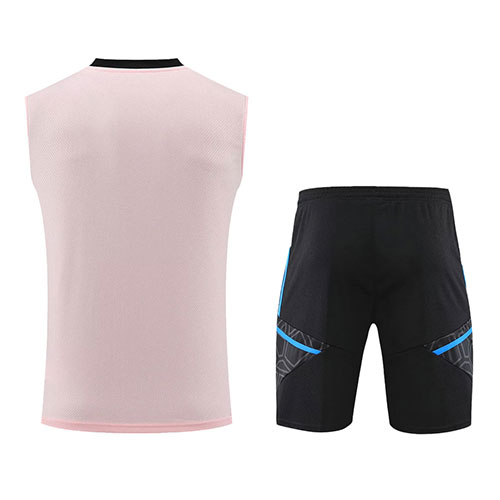 [Premium Quality] Manchester United Pink Tank Top with Shorts 22-23