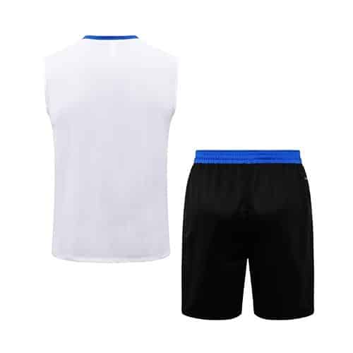 [Premium Quality] Real Madrid White Tank Top with Shorts