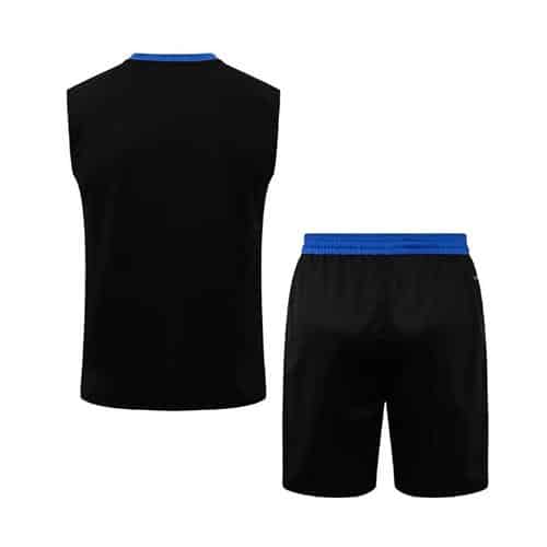 [Premium Quality] Real Madrid Black Tank Top with Shorts