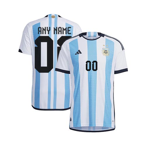 [Premium Quality] Argentina World Cup Home Kit 2022-23 Customisable