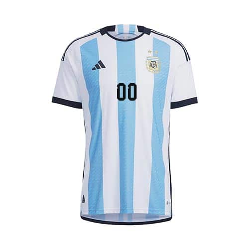 [Premium Quality] Argentina World Cup Home Kit 2022-23 Customisable