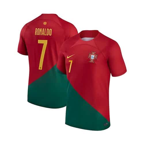 [Premium Quality] Portugal Home World Cup Ronaldo Kit 2022-23