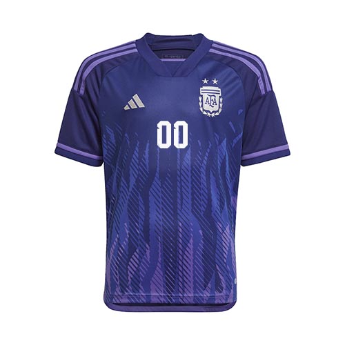 [Premium Quality] Argentina World Cup Away Kit 2022-23 Customisable