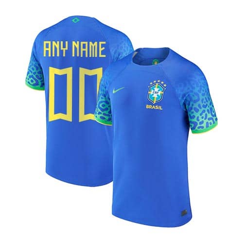 [Premium Quality] Brazil World Cup Away 22-23 Kit Customisable