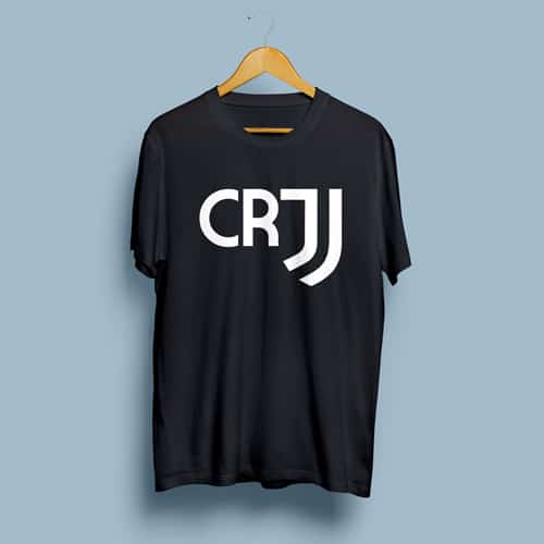 Cr7 Juve Graphic Round Neck Tshirt
