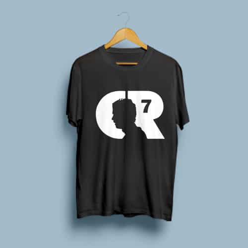 Cr7 Typography Graphic Round Neck Tshirt