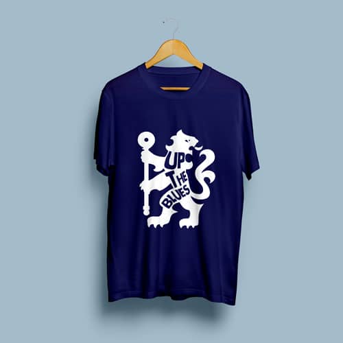 Chelsea Up The Blues Graphic Round Neck Tshirt
