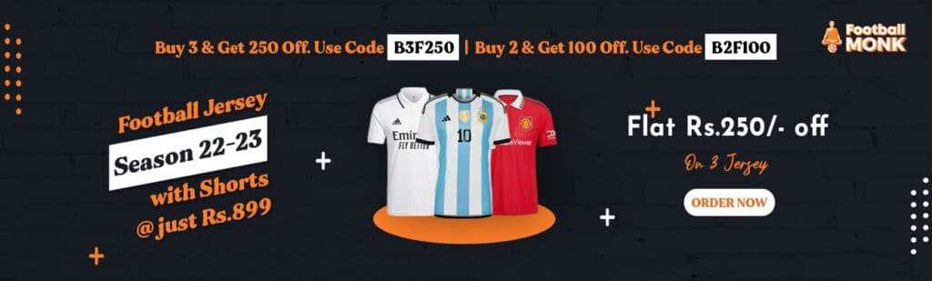 Buy Custom Football Jersey in India, Customized Football Jersey India