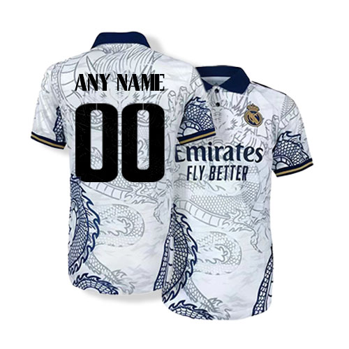 [Premium Quality] Real Madrid White Dragon Edition 22-23 Customisable