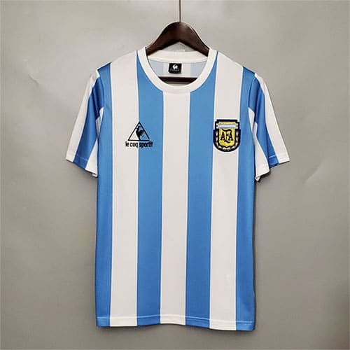 [Premium Quality] Argentina Home 1986 Retro Football Jersey