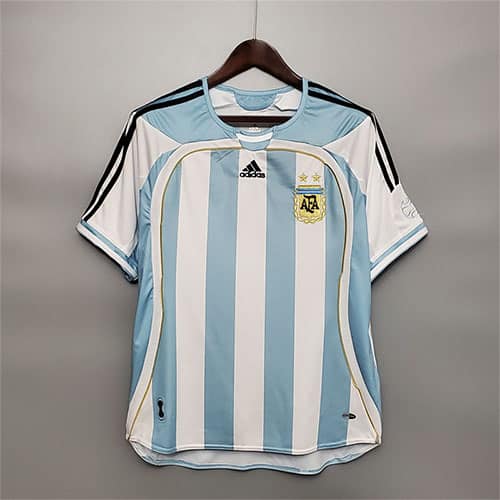 [Premium Quality] Argentina Home 2005 06 Retro Jersey