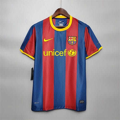 [Premium Quality] FC Barcelona Home 2010 11 Retro Football Jersey