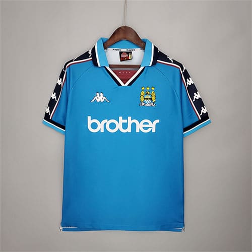 [Premium Quality] Manchester City Home 1997 99 Retro Jersey