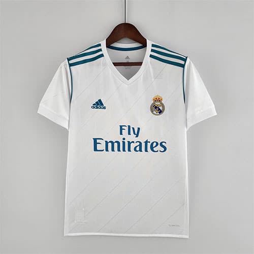 [Premium Quality] Real Madrid Home Ronaldo 2017 18 Retro Jersey