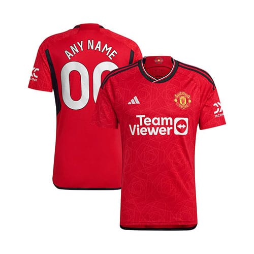 [Premium Quality] Manchester United Home Kit 2023-24 Customisable