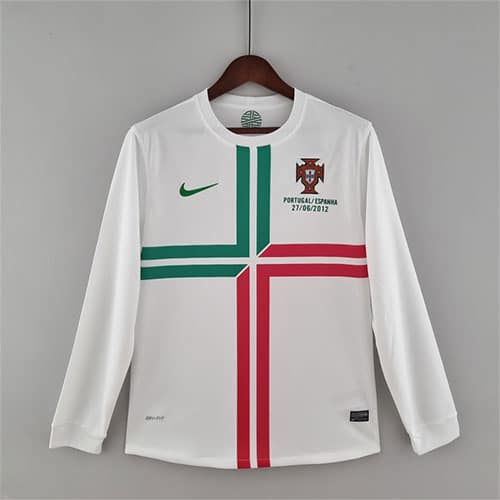 [Premium Quality] Portugal Away Jersey 2012 Retro Full Sleeves