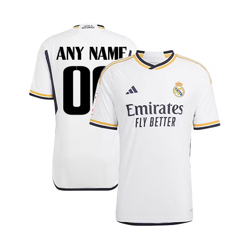[Premium Quality] Real Madrid Home Kit 2023-24 Customisable