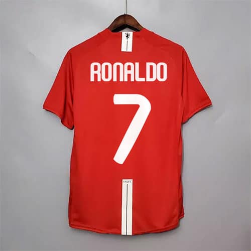 [Premium Quality] Manchester United Home 2008 Retro Ronaldo Jersey