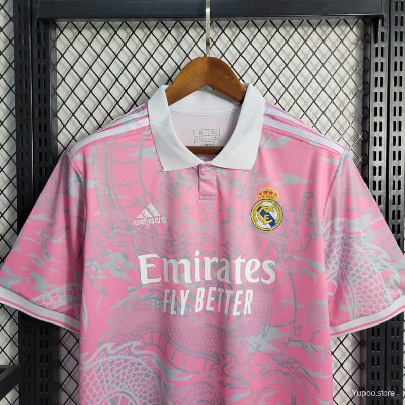 real madrid pink and black jersey