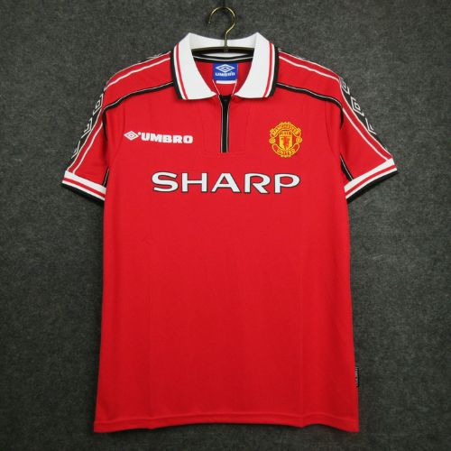 [Premium Quality] Manchester United Home 1998 99 Retro Jersey