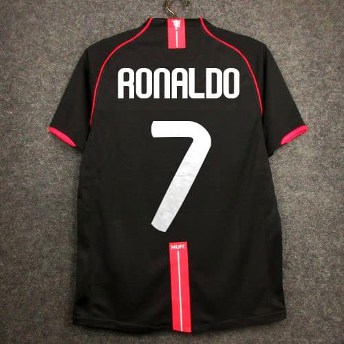 [Premium Quality] Manchester United Third 2007-08 Ronaldo Retro Jersey