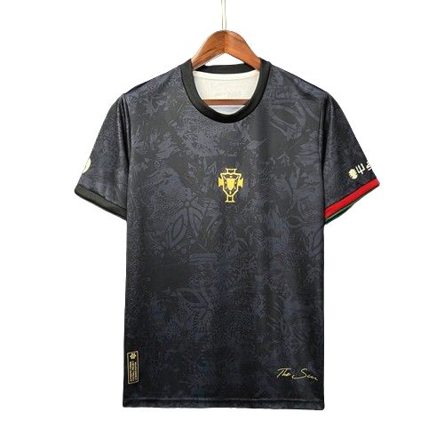 [Premium Quality] Portugal GOAT The SIU Special Edition Black Jersey 23-24