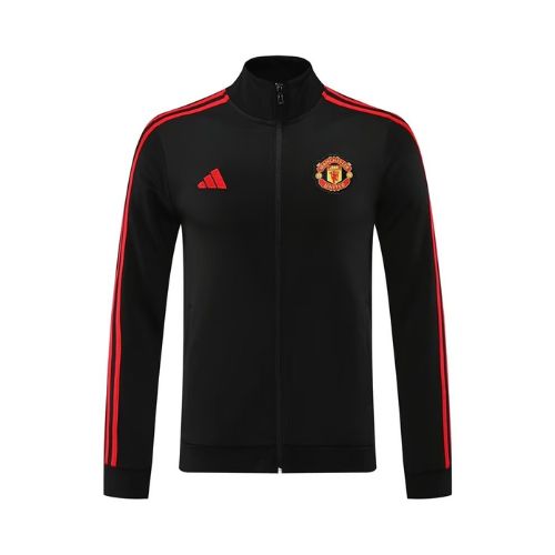 [Premium Quality] Manchester United Black Jacket 24-25