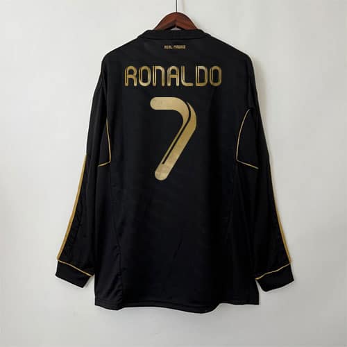 [Premium Quality] Real Madrid Away 11 12 Ronaldo Retro Jersey Full Sleeves