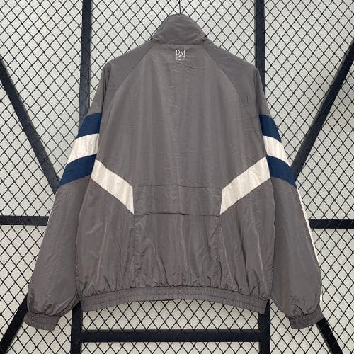 [Premium Quality] Real Madrid Grey WindBreaker 24-25