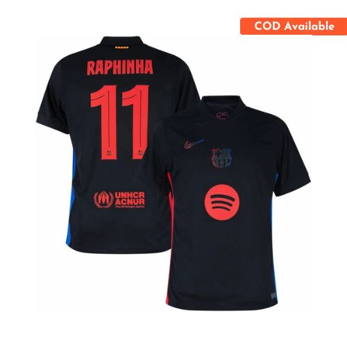 [Premium Quality] FC Barcelona Away Raphinha Jersey 2024-25