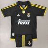Real Madrid Home 1999-00 Retro Away Jersey with Shorts