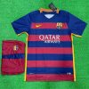 FC Barcelona Home 2015-16 Retro Jersey with Shorts