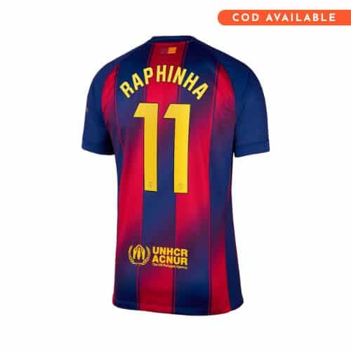 [Premium Quality] FC Barcelona Home Raphinha 2025-26 Jersey