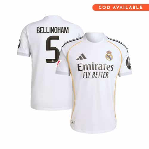 [Premium Quality] Real Madrid Home Bellingham 2025-26 Jersey