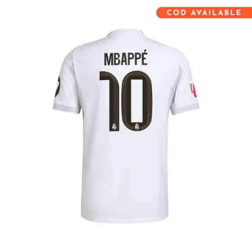 [Premium Quality] Real Madrid Home Mbappe 2025-26 Jersey