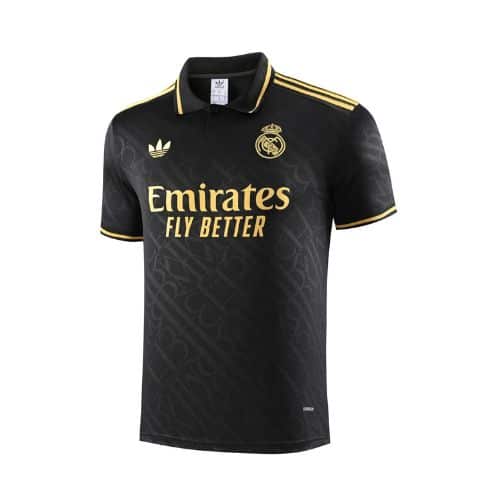 [Premium Quality] Real Madrid Black Polo Edition Jersey 2025-26