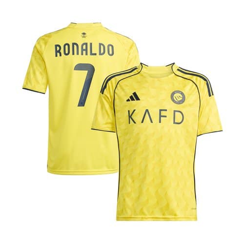 [Premium Quality] Al Nassr Ronaldo Home Kit 2025-26