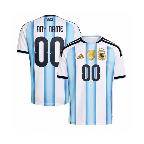 [Premium Quality] Argentina World Cup 2026 Home Jersey Customisable