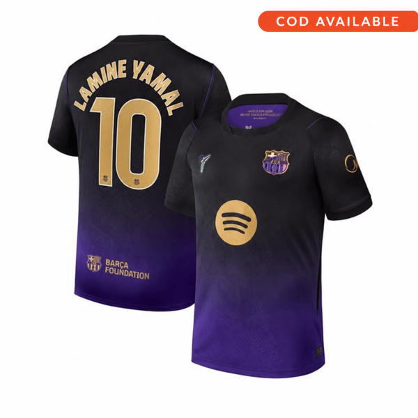 [Premium Quality] FC Barcelona Away Lamine Yamal Jersey 2026-27
