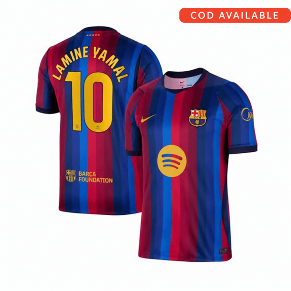 [Premium Quality] FC Barcelona Home Lamine Yamal Jersey 2026-27
