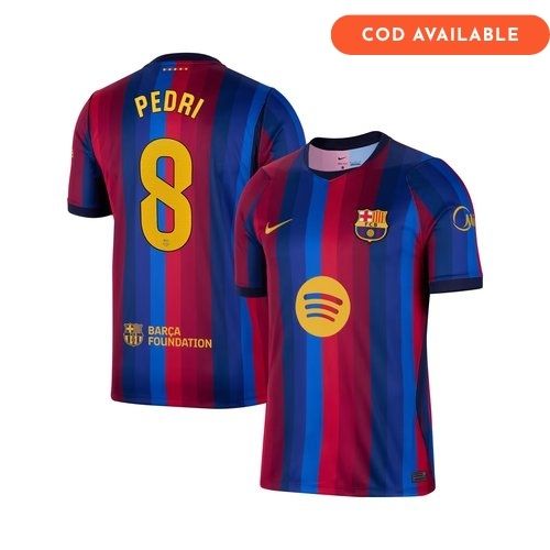 [Premium Quality] FC Barcelona Home Pedri Jersey 2026-27
